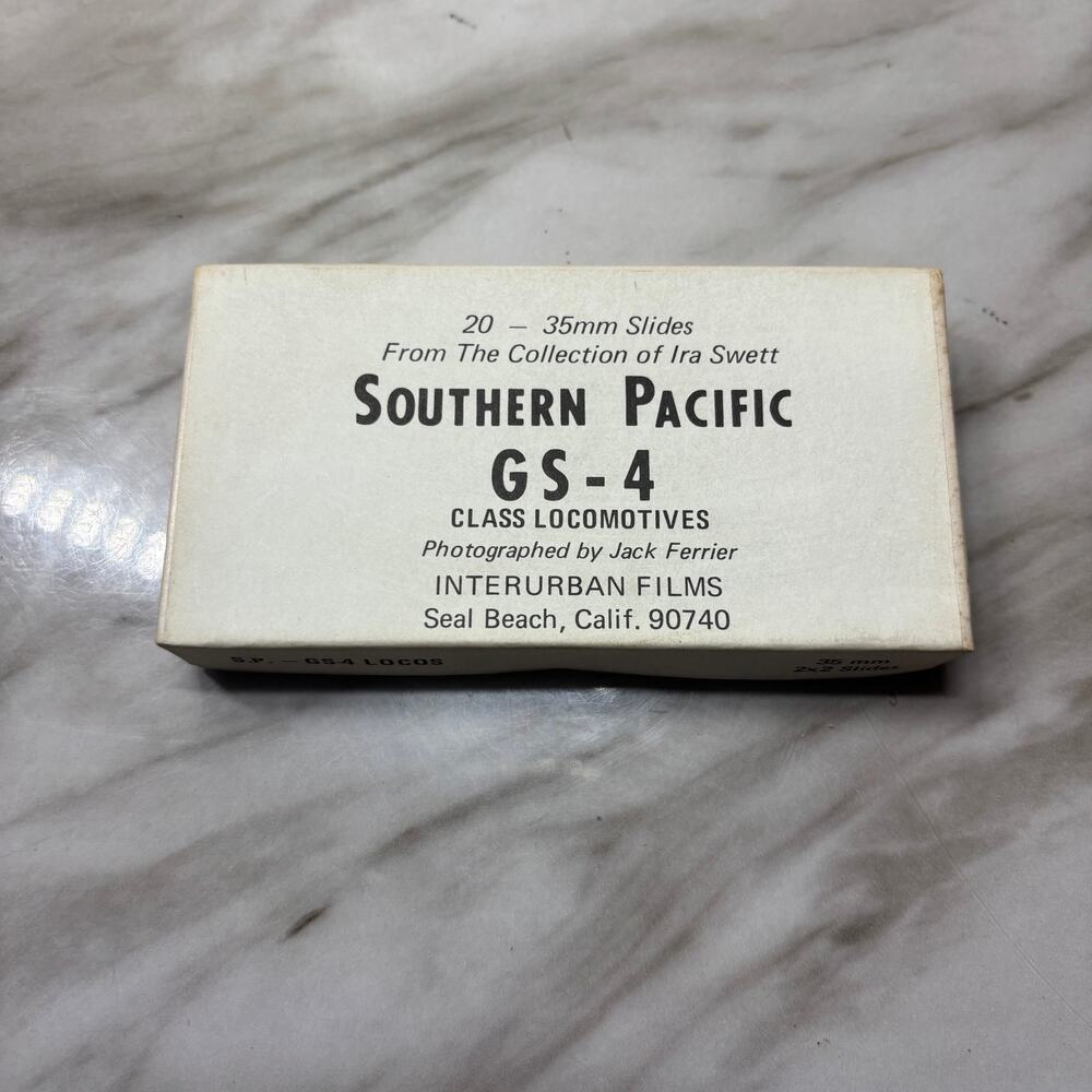 Vintage Southern Pacific GS-4 35mm Film Slides Set of 20